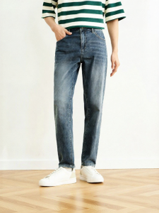 Semir | Retro Washed Slim Jeans Stretch Cotton Summer Pants