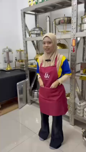 GVW Apron Canvas Apron Kitchen Waterproof Kids Apron Pocket Kitchenware Bakeware Drinkware Food