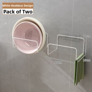 MINGZHIYIFAN | Wall-mounted Drill-free Basin Storage Rack