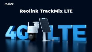 Reolink TrackMix LTE 4G LTE + 6W Solar Panel Security Camera Outdoor Auto-Tracking-Zoom 360° PTZ with Spotlight 6X Zoom