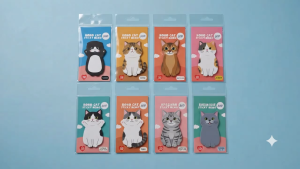 Cute Cat Sticky Notes Kawaii Memo Pad 30P Cute Stationery School Office Supplies Post It Notes
