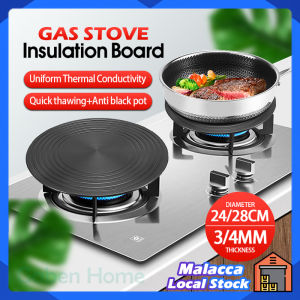 Heat Conduction Plate for Gas Stove 24/28CM Kitchen Non-Stick Heating Diffuser Plate Fast Defrosting Tray Thermal Thawing Plate