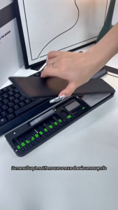 จัดส่งรวดเร็ว ชุดปากกาทำความสะอาด 22-in-1 ชุดทำความสะอาดคีย์บอร์ด และที่พักข้อมือเพื่อลดความเครียด