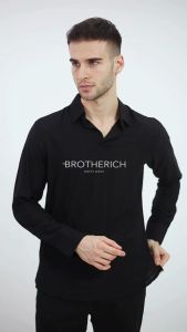 BROTHERICH - AXIS HITAM - Kemeja Linen Pria Lengan Panjang - Long Sleeve Linen Shirt