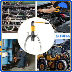 5/10 Ton Treker Hidrolik Alat Buka Bearing Hydraulic 3 Jaw Hydraulic Bearing Puller
