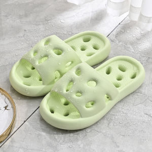 MONLEYTA | Super Anti-Slip Bath Slippers Womens Indoor Home Shower Summer New Style Hollow Out Drainage Couples EVA Couples Slippers