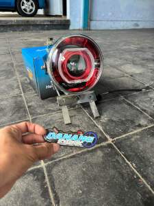 Paket Lampu Billed Full Set Ninja Merk DAY Komplit Breket Speedo Ninja+ Relay dan kipas PNP Megapro Tiger Ninja