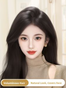 JUZITING | Natural Invisible Hairpiece for Concealing Gray Hair and Adding Volume