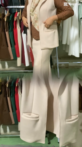 Alfareez Calista Blazer- Outer wanita casual jas rompi kantor bahan scuba premium