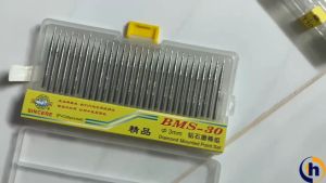 [Hộp 30 mũi nhọn] Mũi Mài Kim Cương BMS-30 Siêu Cứng | Mũi Mài Khắc Đá Kim Loại Kính | Chính Xác Cao