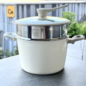 Chemical-Free Coating Ceramic Stew Pot High-Heeled Electrical Dual-Purpose Yu Mom Ceramic Non-Stick Stew Pot Kitchen Utensils