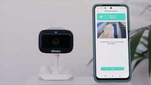 กล้องเบบี้มอนิเตอร์ไร้สาย BEABA ZEN NOMAD video baby monitor-integrated battery&night light-EU Plug