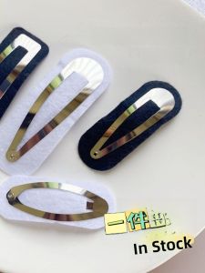 Thickened Handmade DIY Hairpin Material Wool Woven Hairpin Suit Combination Water Drop Oval BB Clip Square