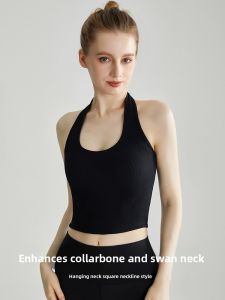 MiiOW | Thin Yoga Sports Bra Top Womens Camisole Vest Backless Sports Inner Wear Outer Wear MiiOW Cat Person Strap Sports Bra