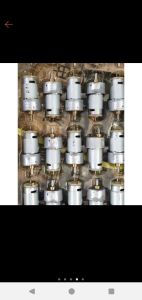 Mô tơ giảm tốc 12v hàng rã máy sài tốt. cốt 6 ly. 1 nhông nhựa 740rpm