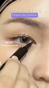 SOMETHINC FOREVER STAY Eyeliner waterproof liquid Eyeliner eyeliner Somethinc somethinc Forever Stay eye liner I AWET 24 JAM I WATERPROOF