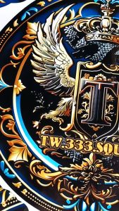 Stiker Sangkar Murai Motif Ornament Vintage