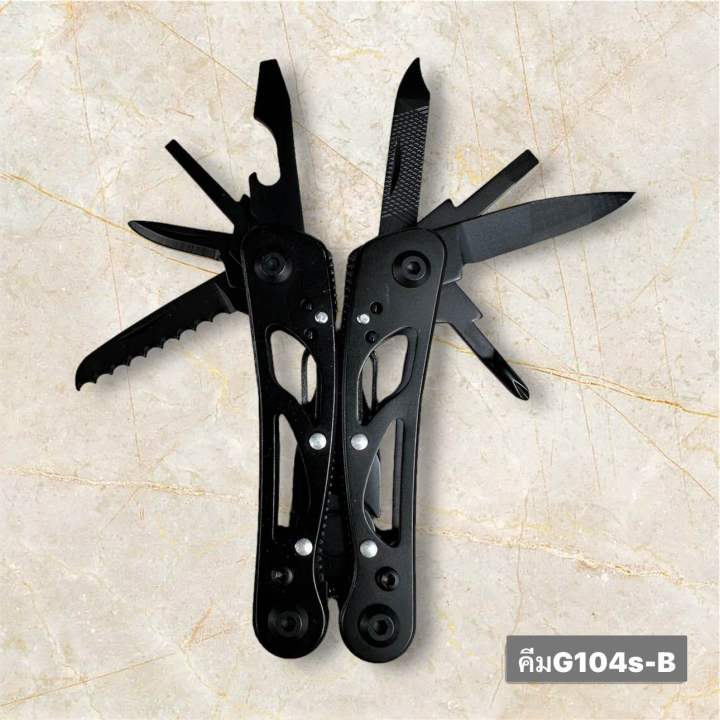 คีม Ganzo G104S ของแท้100% วัสดุ440c เครื่องมืออเนกประสงค์คีม | Lazada ...