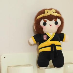 In Stock Black Myth: Wukong Plush Sun Wukong Figure Bolster Pillow Doll Game Anime He Wukong Cute Soft Sofa Kids Christmas Gifts