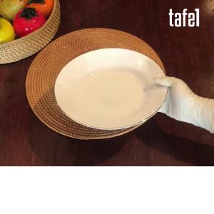 INDO KERAMIK Piring Cekung Lis Emas HORECA 23.5 cm