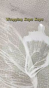 4 LEMBAR ( 2SET ) Flower Wrapping Paper Butterfly Kertas Kupu-Kupu Cellophane Kertas Buket Bunga Florist