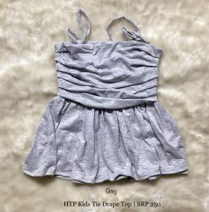 HTP Kids Tie Drape Top
