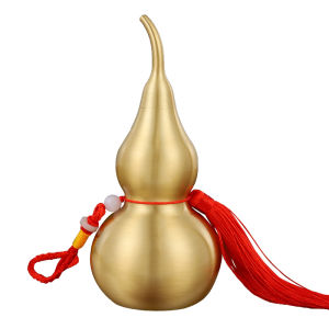 BINYUE | Hollow Lucky Brass Gourd Pendant for Home Decor