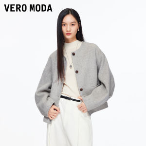 Vero Moda | Áo Khoác Lông Cừu và Alpaca Hai Mặt