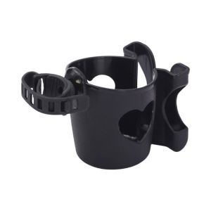 Multifunctional 2 In 1 Baby Strollers Cup Holder Bottle Storage Rack Phone Mount 360 Degree Rotate for Easy Outings