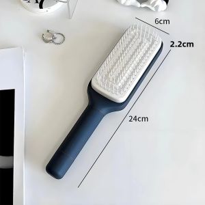 Bàn Chải Tóc Tự Làm Sạch Có Thể Xoay Với Túi Khí Massage Có Thể Thu Vào Lược Chống Tĩnh Điện Dụng Cụ Làm Tóc Có Đệm Khí