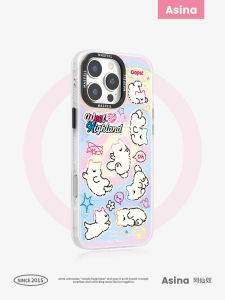 เคสโทรศัพท์มือถือแบบบางเฉียบสำหรับ Apple 17 พร้อมขาตั้งดูดซับแม่เหล็กแบบเปลี่ยนสีสำหรับงานปาร์ตี้ ดีไซน์การ์ตูนสำหรับผู้หญิง