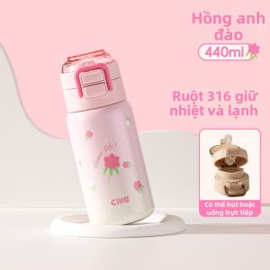 CILLE | Cốc Giữ Nhiệt Cây Trúc Đẹp Dành Cho Học Sinh