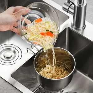 New Stainless Steel Hanging Drain Baskets Food Catcher Vegetable Fruit Colander Kitchen Waste Sponge Soap Organize Holders