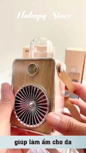 Máy phun sương tạo ẩm kết hợp quạt mini có sạc tích điện