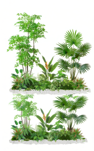 LIANYOU | Luxury Indoor Decoration Foliage Plant Replica for Foyer Separator