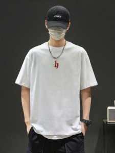 Warrior | Breathable Loose Solid Color Drop Shoulder T-Shirts Men