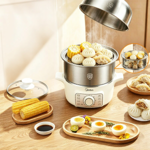 Midea | Small Automatic Off Timer Double-layer Egg Cooker