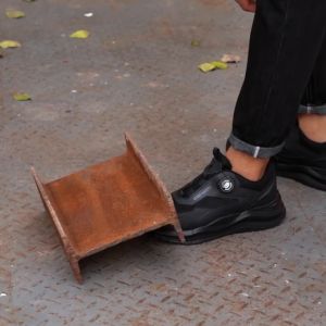 SEPATU SAFETY IMPORT UJUNG BESI ANTI AIR MODEL SPORTY SAFETY SHOES ANTI PAKU