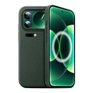 HANNUO | Magnetic Charging Drop-Proof Camera Protection Liquid Silicone Phone Case