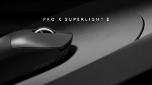 Logitech G PRO X SUPERLIGHT 2 LIGHTSPEED Wireless Gaming Mouse Lightweight LIGHTFORCE Hybrid Switches HERO 2 Sensor 32000 DPI 5 Programmable Buttons USB-C Charging PC & Mac