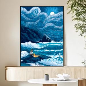 Bandai | DIY Oil Painting By Number Vincent Van Gogh Home Decoration Wall Bedroom Living Room Decor Funny Gift Frameless