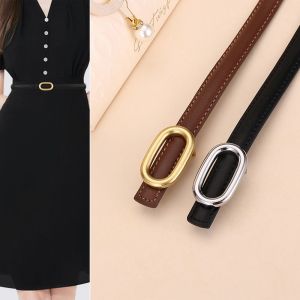 Thin Waistband Womens Retro Decoration Dress Coat Waist Seal Versatile Simple and High-End Jeans Belt