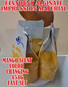 Elvydent Alginate Impression Material Mango Scent Color Changing 453G