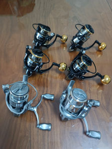 Metallic Shallow Line Cup Micro Fishing Reel Golf Line Spinning Wheel Sea Rod Anchor Fish Wheel Long Casting Wheel for Sea Fishing