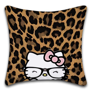 Sanrio | Sanrio HELLO kitty Pillow Covers Cartoon Sofa Decorative Home Double-sided Printing Short Plush Cushion Cover Christmas gifts