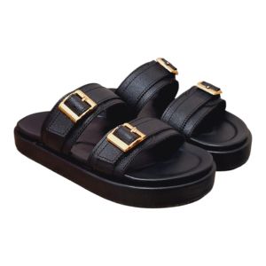 LOZTA Sandal Tinggi 5cm Wanita Terbaru Wedges Slip On Ban 2 Series
