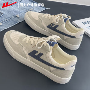 Mens Canvas Shoes Breathable Sports Low Top Flat Heel round Toe Casual All-Match White Sneakers Spring New Arrival