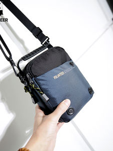 กระเป๋าใส่โทรศัพท์มือถือใบเล็กมินิแบบใหม่กระเป๋าคาดเอวอเนกประสงค์ลำลองสำหรับผู้ชายและผู้หญิงกีฬาสะพายข้างแบบถือผ้าไนลอนผ้าออกซ์ฟอร์ด