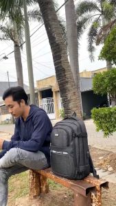 Tas Ransel Laptop Polo Goldvers G49010-8 30L Up to 17inch Free Kabel USB & Rain Cover - Goldvers