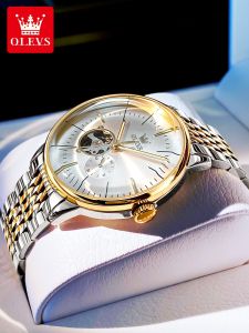 OLEVS | Đồng Hồ Cơ Tự Động Thụy Sĩ Chứng Nhận Kinh Doanh Mở Mặt